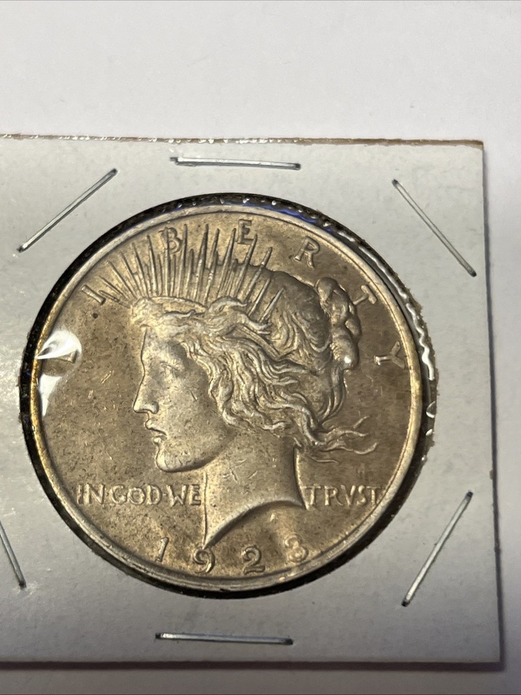 1923 Peace Dollar US Silver Dollar Coin AU