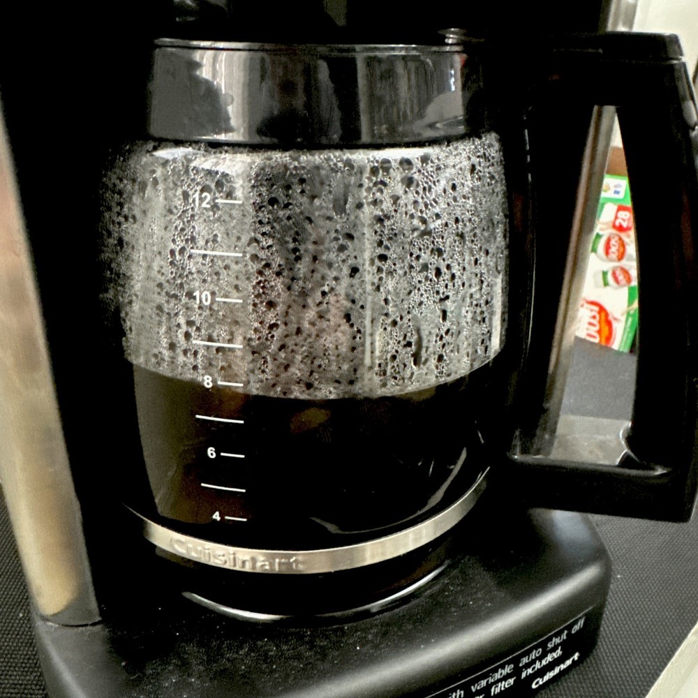 Cuisinart DCC1200 12 Cup Coffee Maker Machine Programmable Self Cleaning TESTED