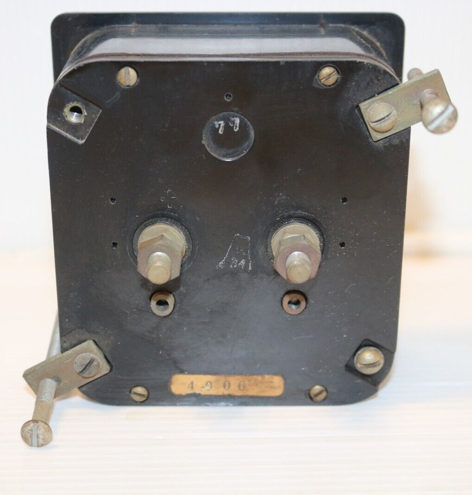 WESTON VOLTS DC Voltmeter, 200 OHMS PER VOLT, Model 741