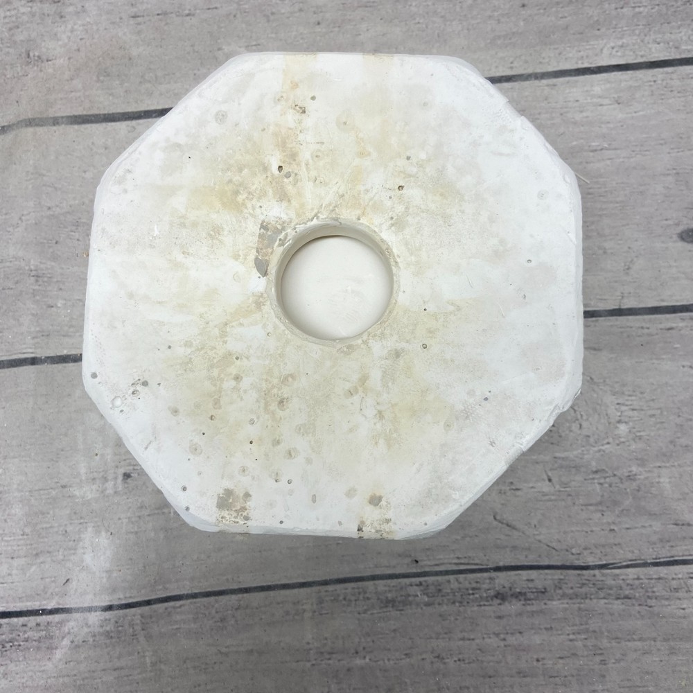 Vintage 1997 Boothe Ceramic Casting Mold LG Scallop Dip Insert Pour Solid #1312