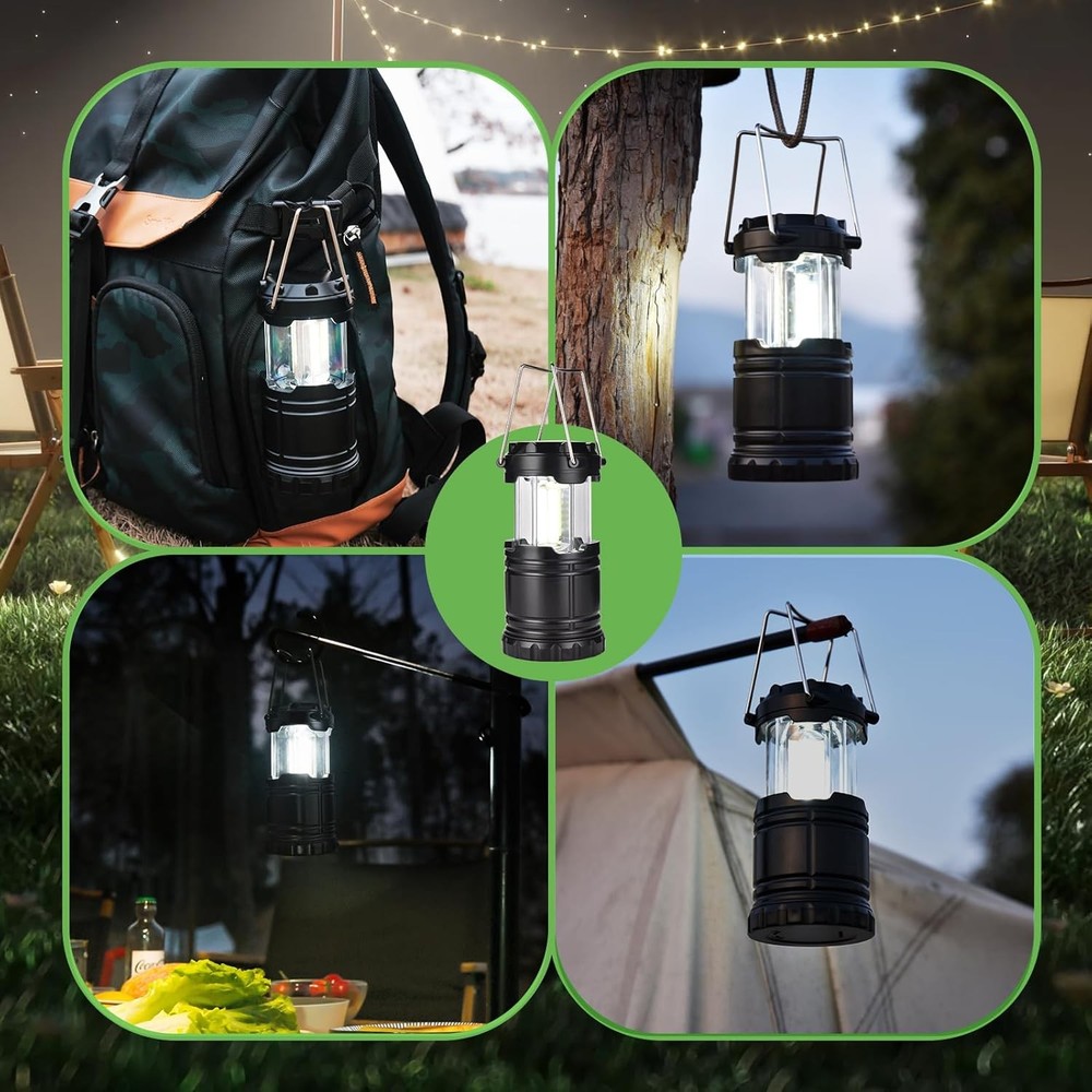 Lantern Collapsible Camping Light, Battery Operated Lanterns LED Super Bright