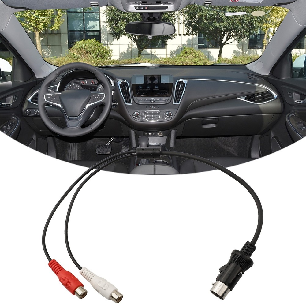 and Efficient AUX Audio Adapter for Kenwood CD Player For RCA to 13 Pin