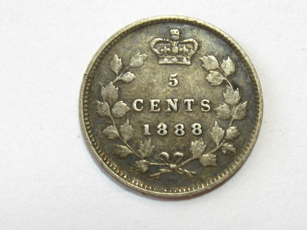1888 Canada 5c Cents - #6357-42