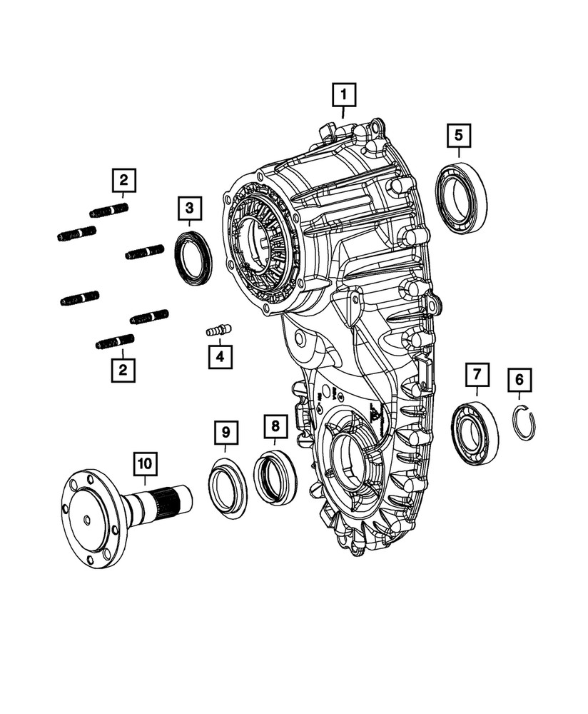 Genuine Mopar Transfer Case Vent 68206423AA