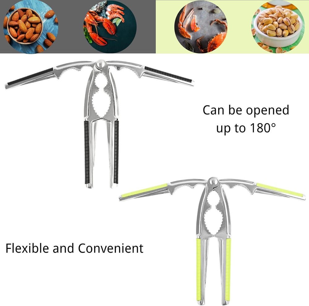 8 Pcs Nut Crackers for All Nutcracker Seafood Tools Walnut Cracker 3#