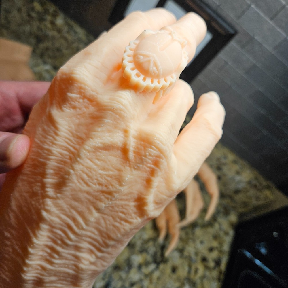 Monster resin hands lifesized ONE PAIR