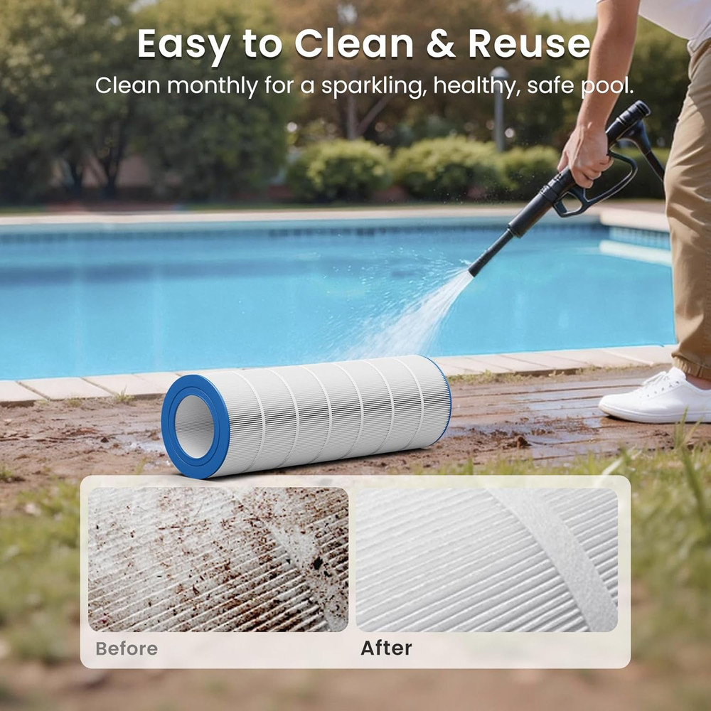 CC200 Pool Filter Cartridge Replacement for Pentair Clean & Clear 200, Replace P