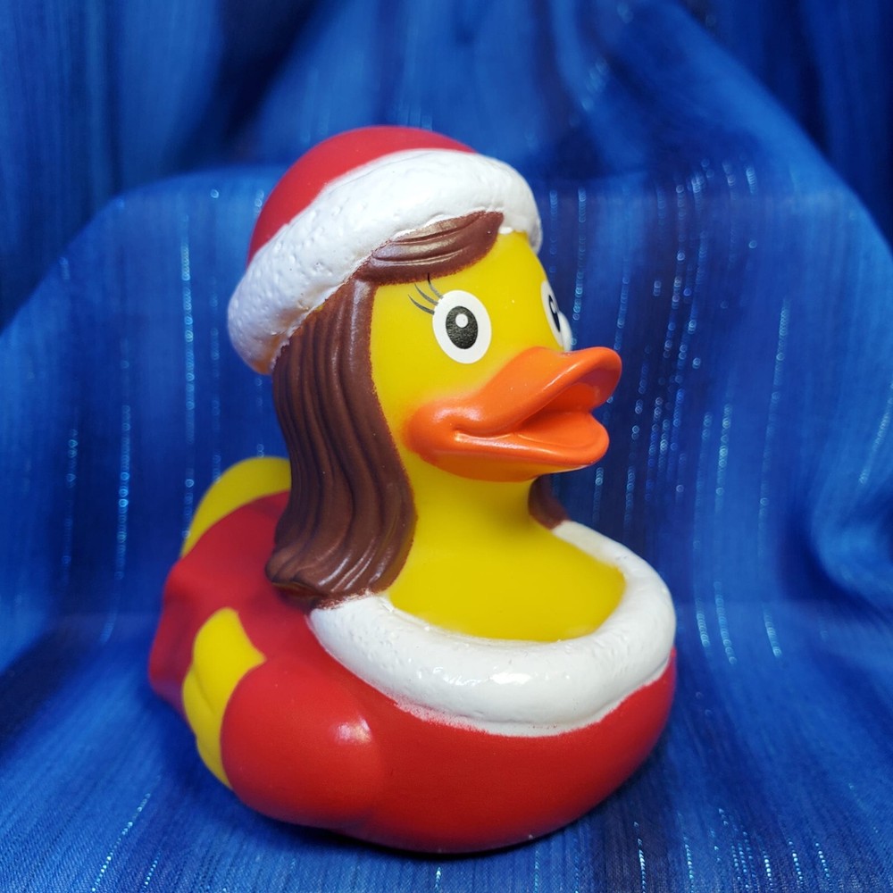 Christmas Lady Rubber Duck from Factotum NEW
