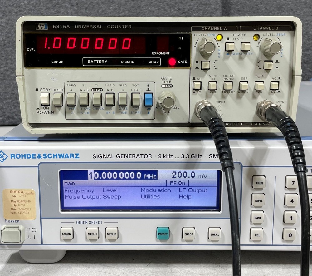 HP 5315A 100 MHz Universal Frequency Counter