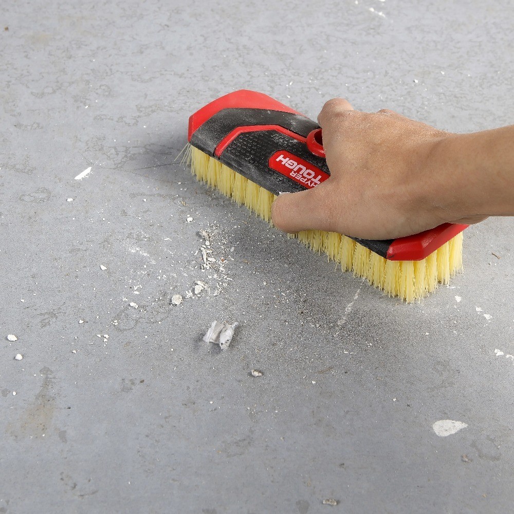 Scrub Brush with Threaded Pole Socket for Cleaning 2.8 Inch Head