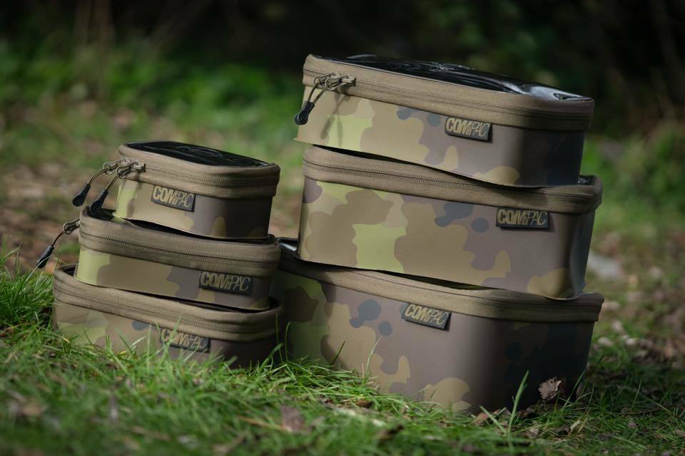 Korda CAMO Compac Luggage & Tackle Accessory pouches ALL SIZES