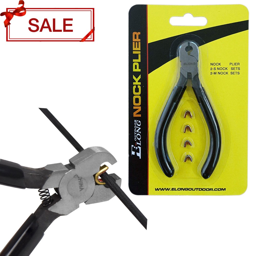 Archery Pliers Bowstring Nocking Points Brass Buckle Clip Protective Accessories