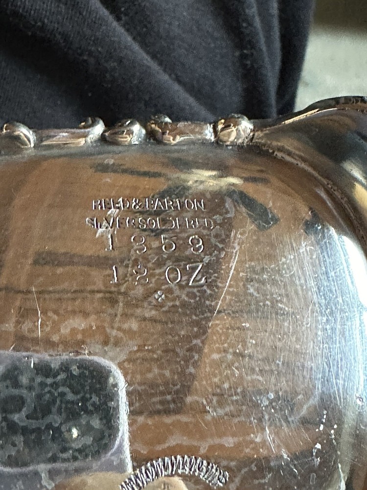 reed and barton silverplate creamer