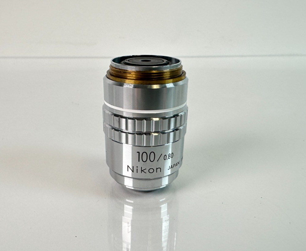 NIKON BD Plan 100 / 0.80 ELWD 210/0 Microscope Objective Lens