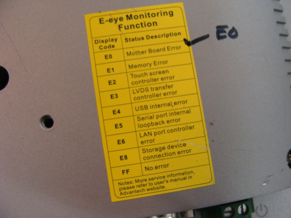 Advantech PPC-3120S-RAE 12.1in Panel PC Windows 10 Pro