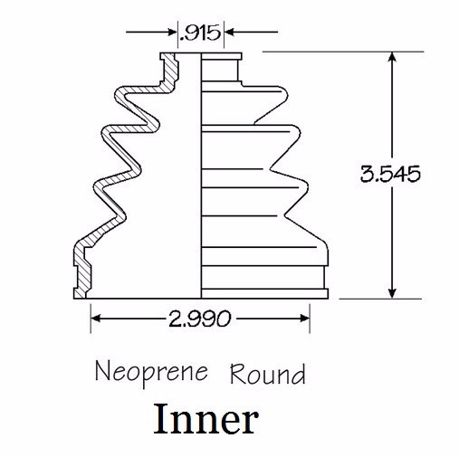 Front Inner & Outer CV Axle Boot Kit For Acura Integra 1986-1996 EMPI Boots