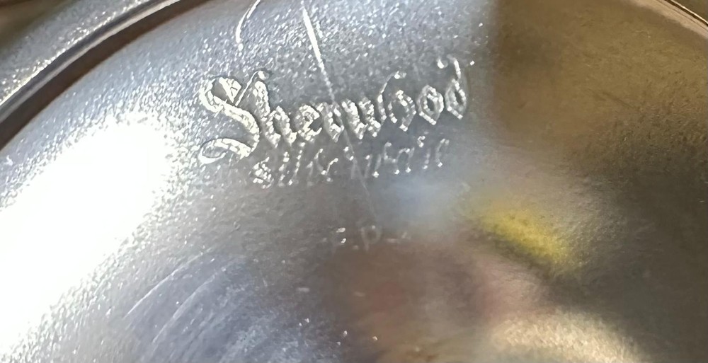 Sherwood silver plated goblets