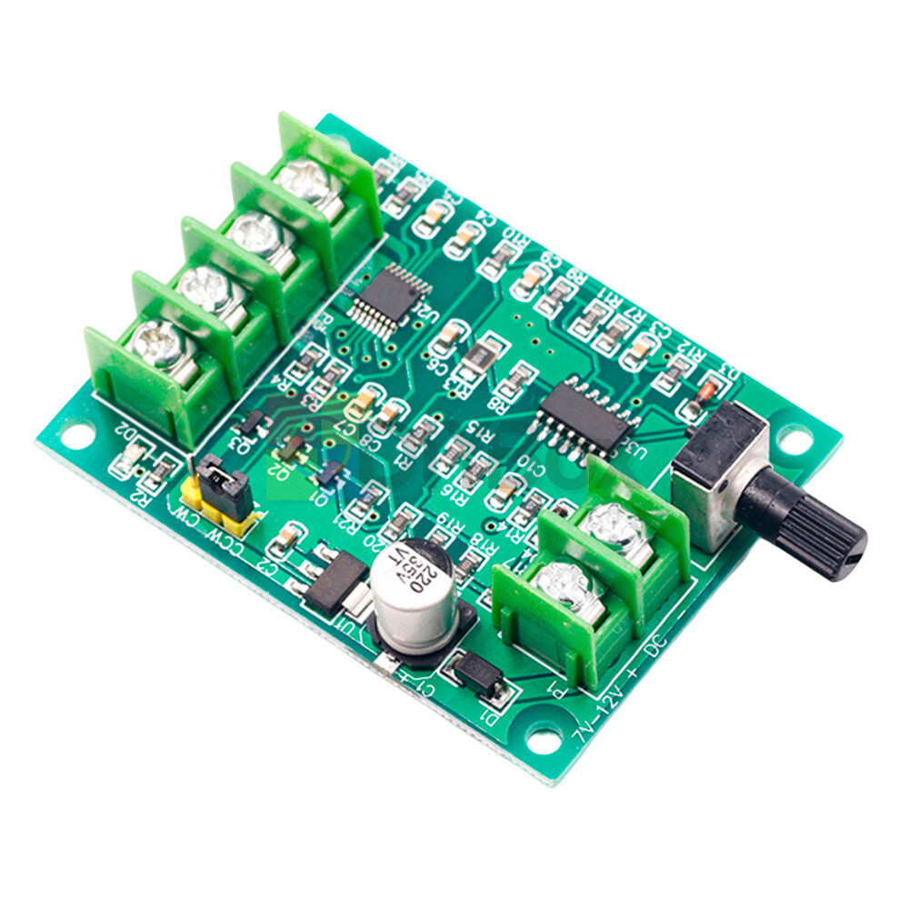 DC7-12V Brushless DC Motor Driver Controller Board W/ Voltage Current Protection