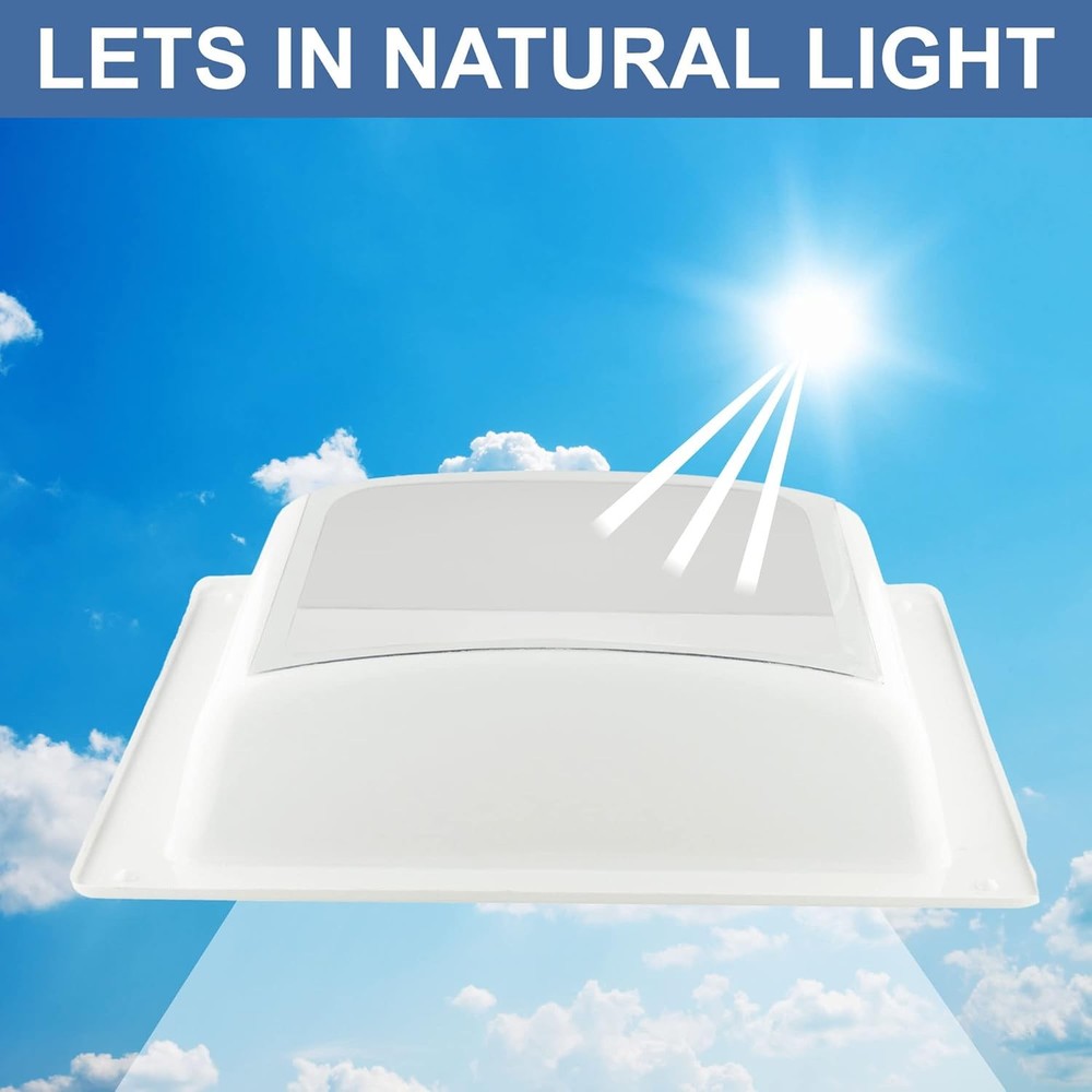 RecPro RV Skylight Inner Dome with Clear Window | 14" x Universal Inner...
