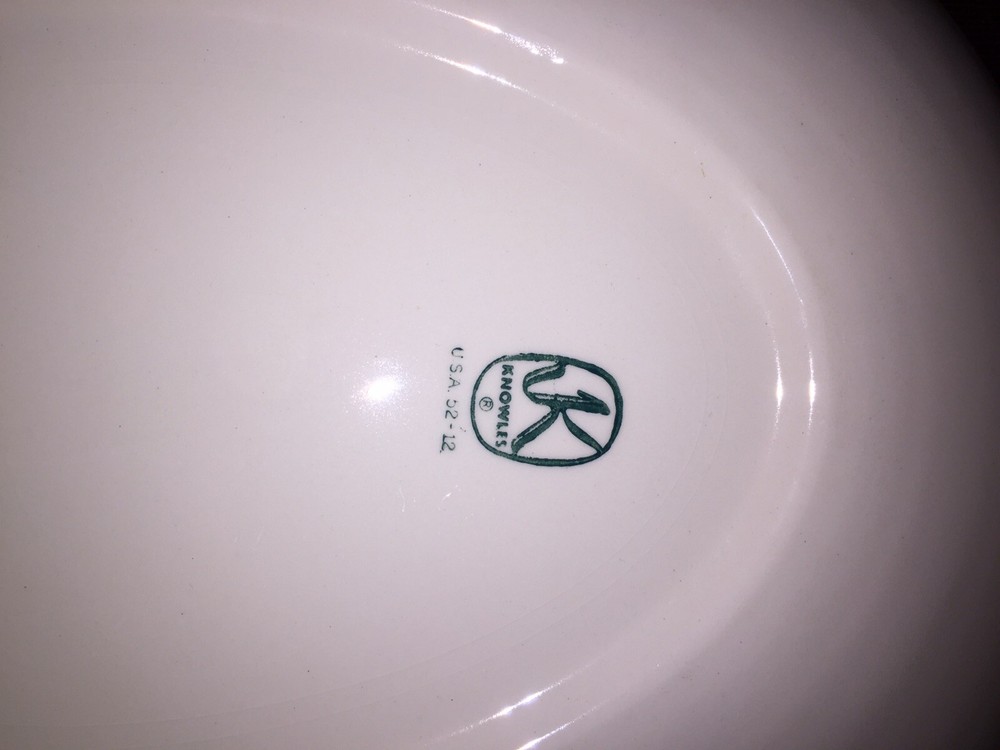 Knowles China Platter 52-12
