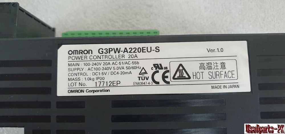OMRON G39W-A220EU-S Power Controller 20A