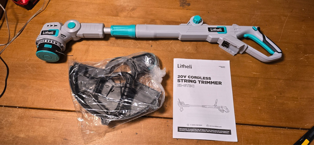 Litheli Cordless String Trimmer 20V NEW Trimmer Only ***NO BATTERY***