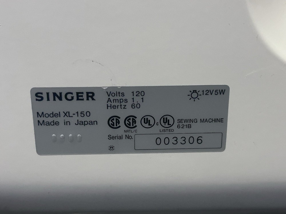 SINGER Quantum XL-150 Sewing Machine Japan Computerized Embroidery Tested READ