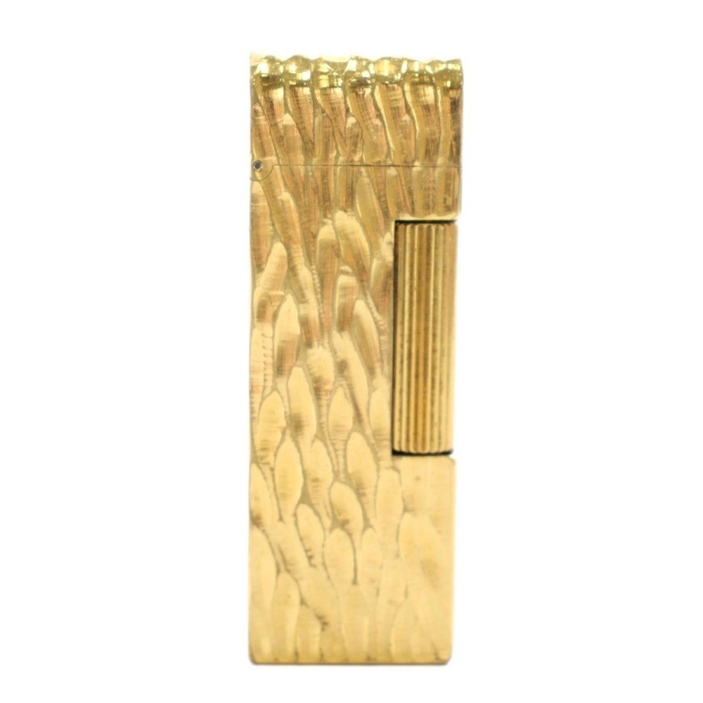 Dunhill Gas Lighter Gold Cigarette Roller Used