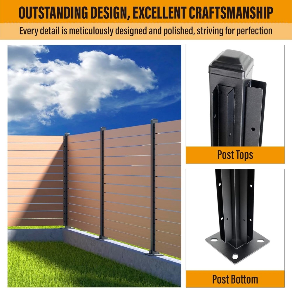 Heavy Duty Metal Fence Corner Support Post Bracket