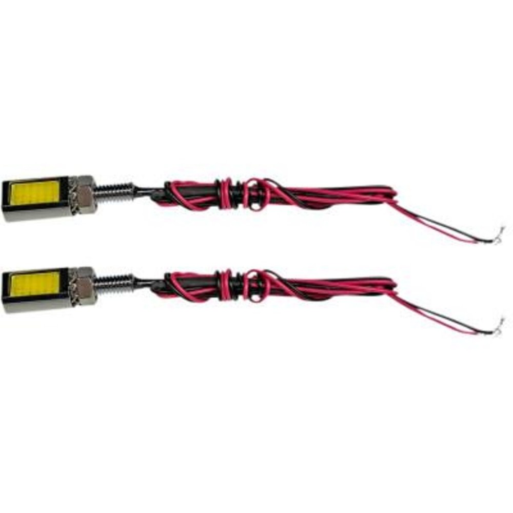 Custom Dynamics Chrome Boltz LED Tag Lights - CD-TB-1-C