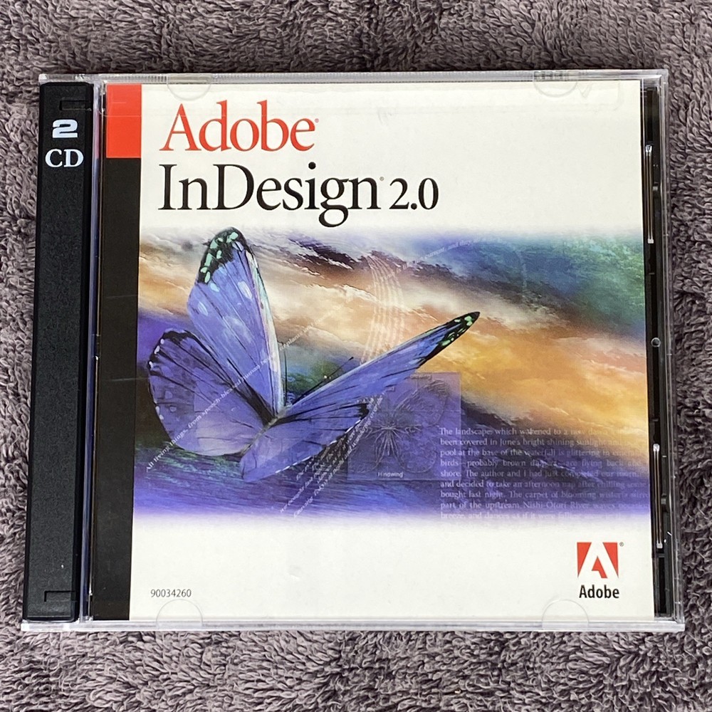 Adobe InDesign 2.0 with Serial Key 2 Discs Macintosh