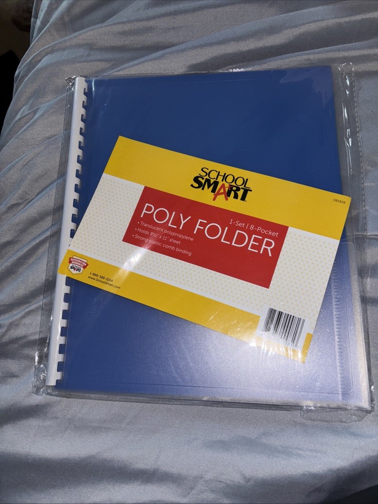 Smart School 8-Pocket Project Organizer Polypropylene Multicolor