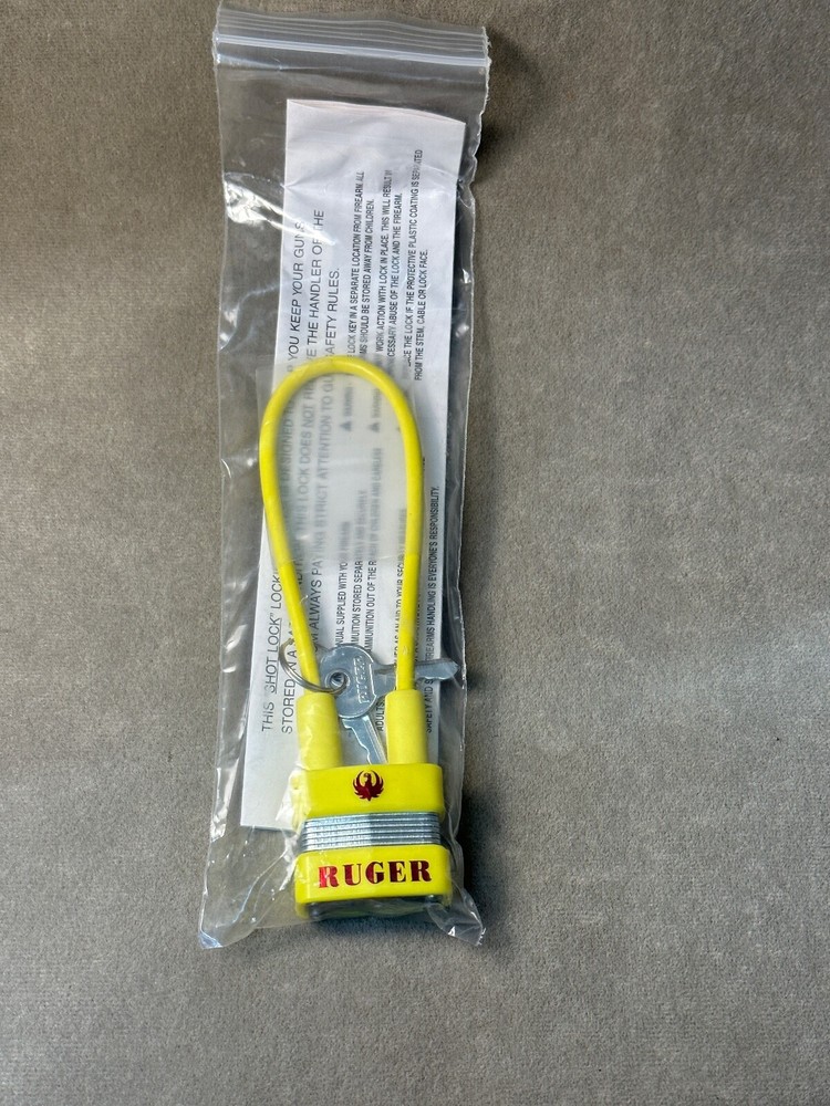Ruger Cable Gun Lock - 2 Keys
