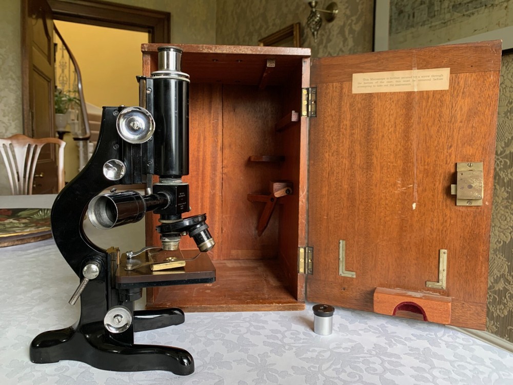 Vintage Watson Service - Reflected Light Metallurgical Microscope - c1950, Cased