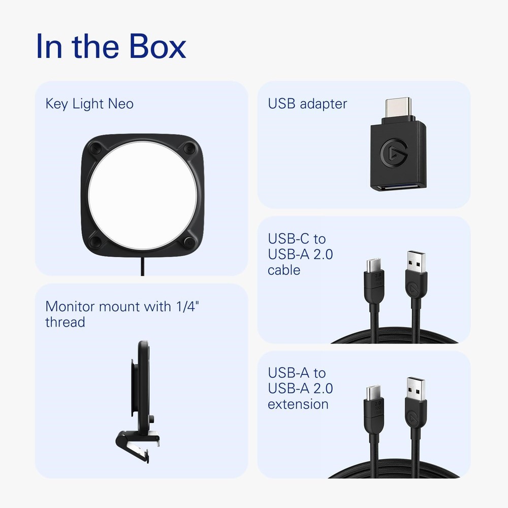 ELGATO KEY LIGHT NEO BLACK