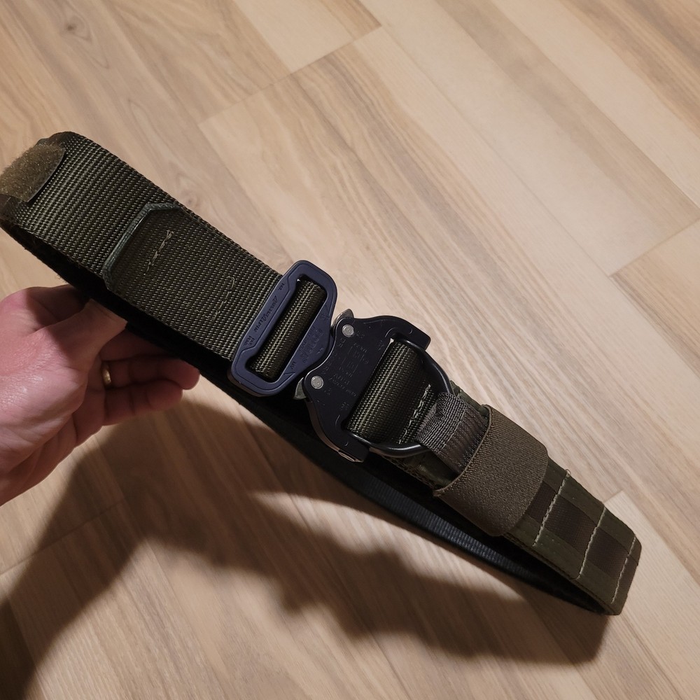 HSGI Operator Belt Medium With Inner OD Green Cobra Buckle