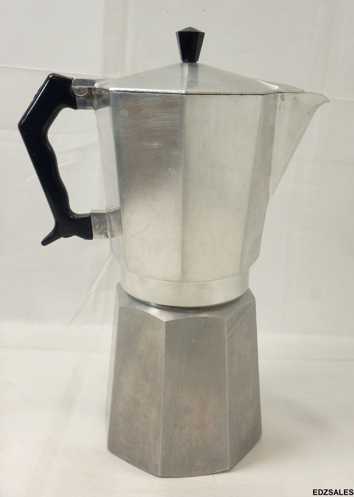 Large Moka Express Bialetti Stove Top Italian Coffee Maker