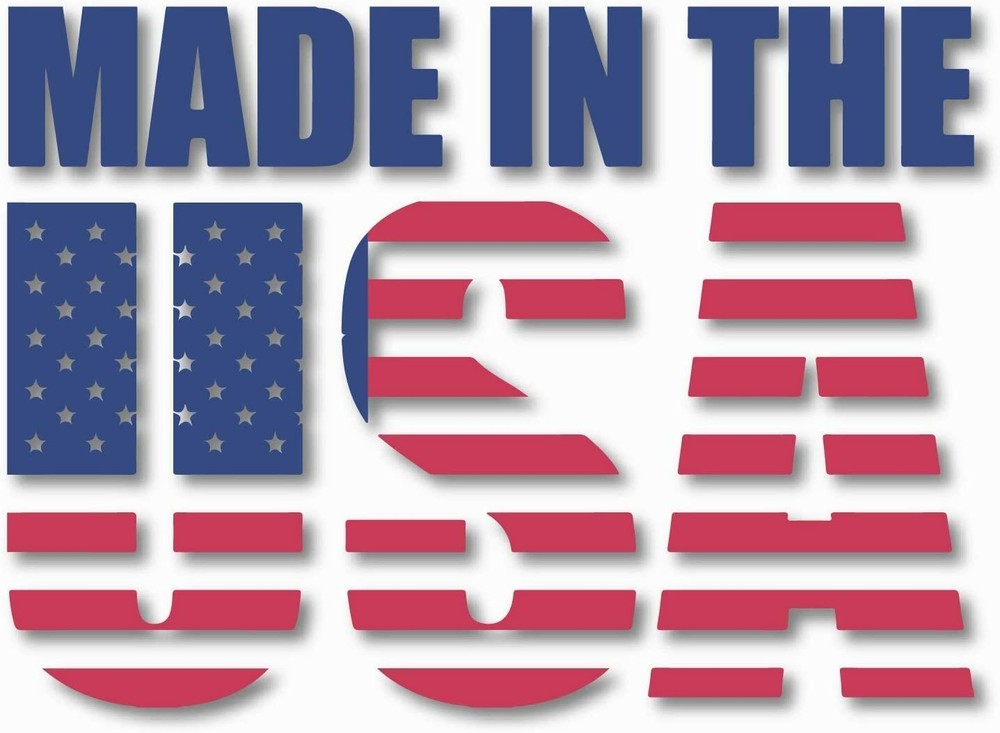 Black & Grey American Flag Saddlebag Latch Inserts. Fits 2012 - 2016 Switchback