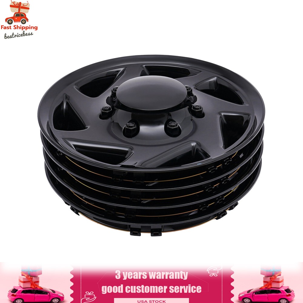 4pcs Hub Caps Van Full Wheel Covers For Ford Econoline E250 E350 E450 99-18
