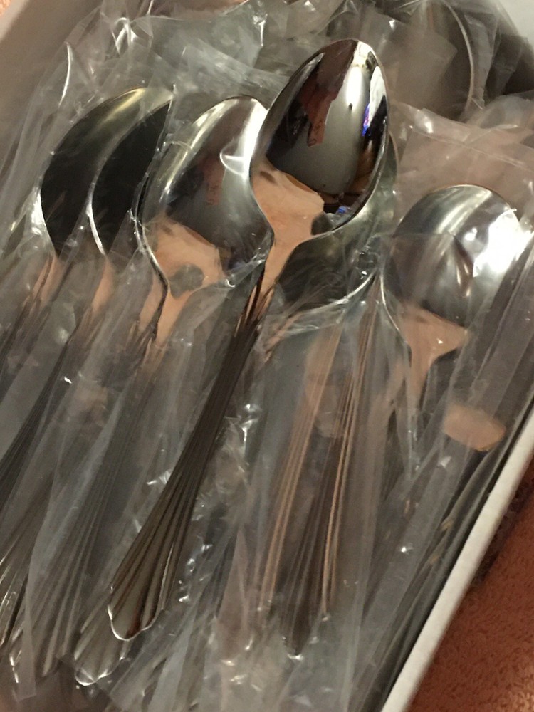 Retroneu BARRINGTON Stainless Korea Glossy Silverware Flatware; NEW!! CHOICE!!!