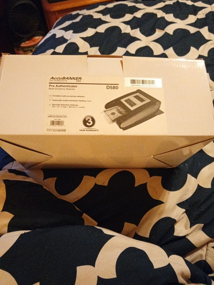 Accubanker D580 Pro Authenticator Multi Currency Detector
