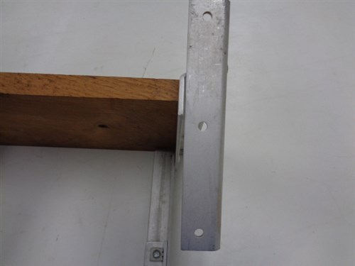 ADJUSTABLE TEAK LADDER MARINE BOAT