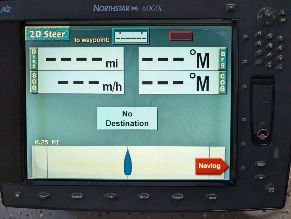Northstar 6000i 15 inch Color Fishfinder/Chartplotter/GPS Display