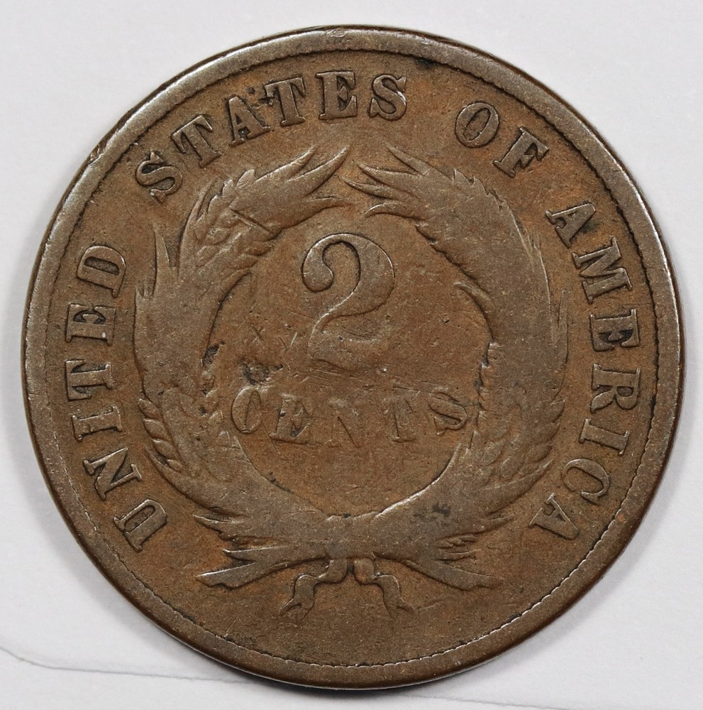 1870 2 Cent Piece. VG. 207414
