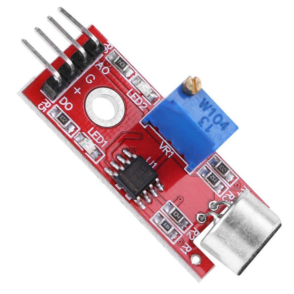 DC 3.3V/5V Microphone Module High Sensitivity Microphone Audio Amplifier Module