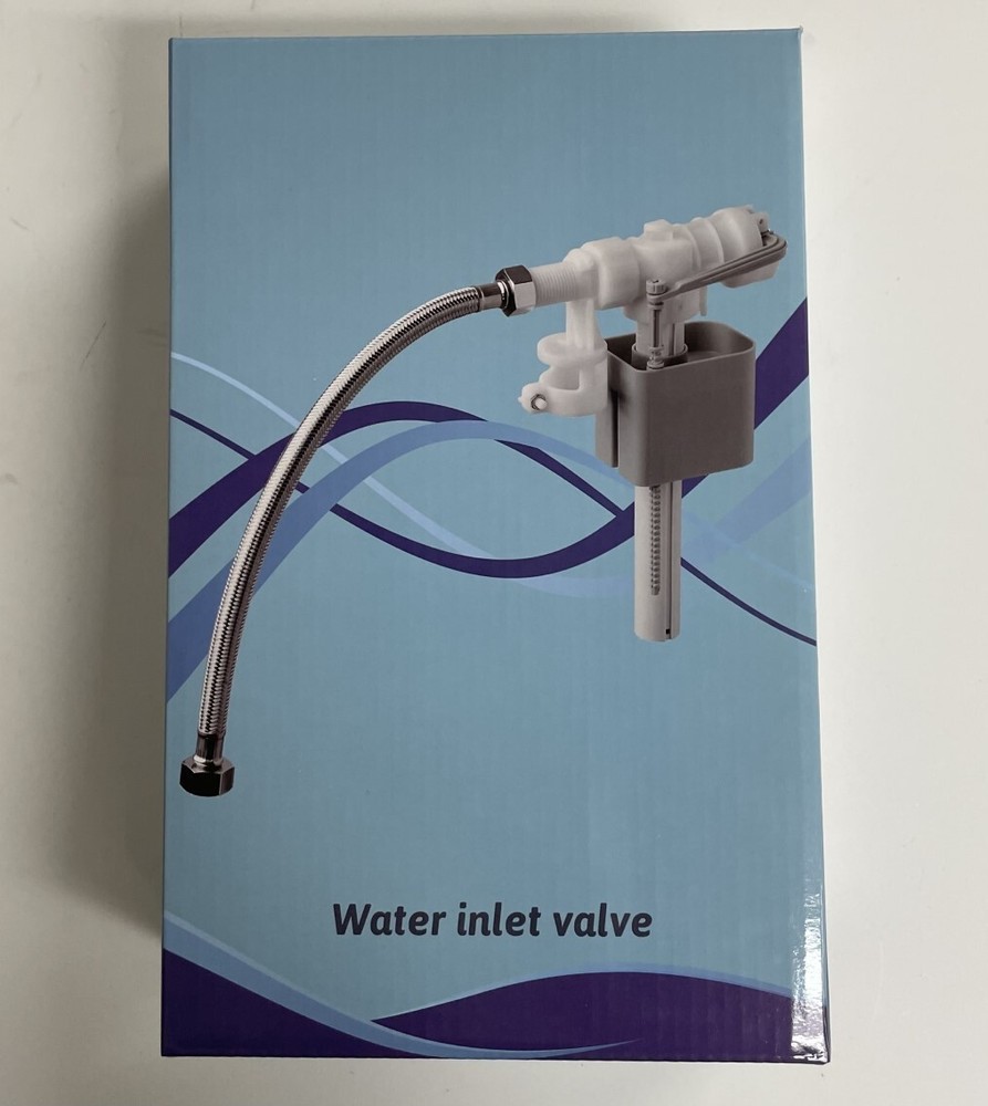 Delta Side Mount Fill Valve with Braided Water Line & Bracket