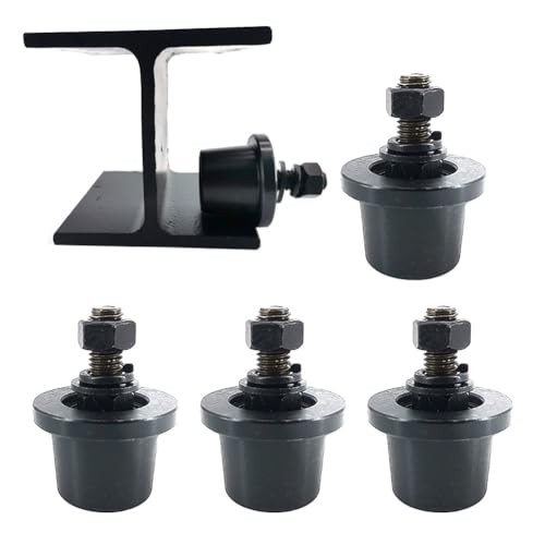 4Pcs Heavy Duty I Beam Trolley Rollers,I-Beam Rollers, Rollers for I