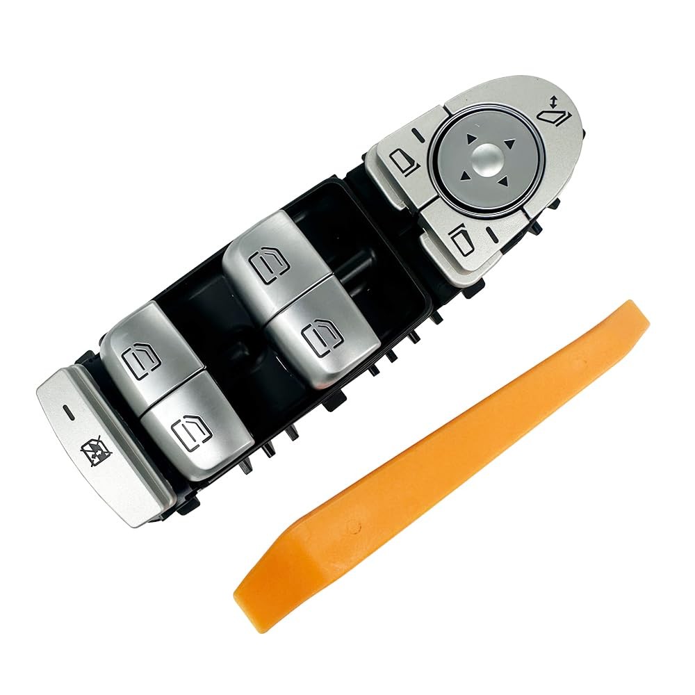 Master Power Window Switch Front Left Driver Side Compatible with Mercedes-Benz