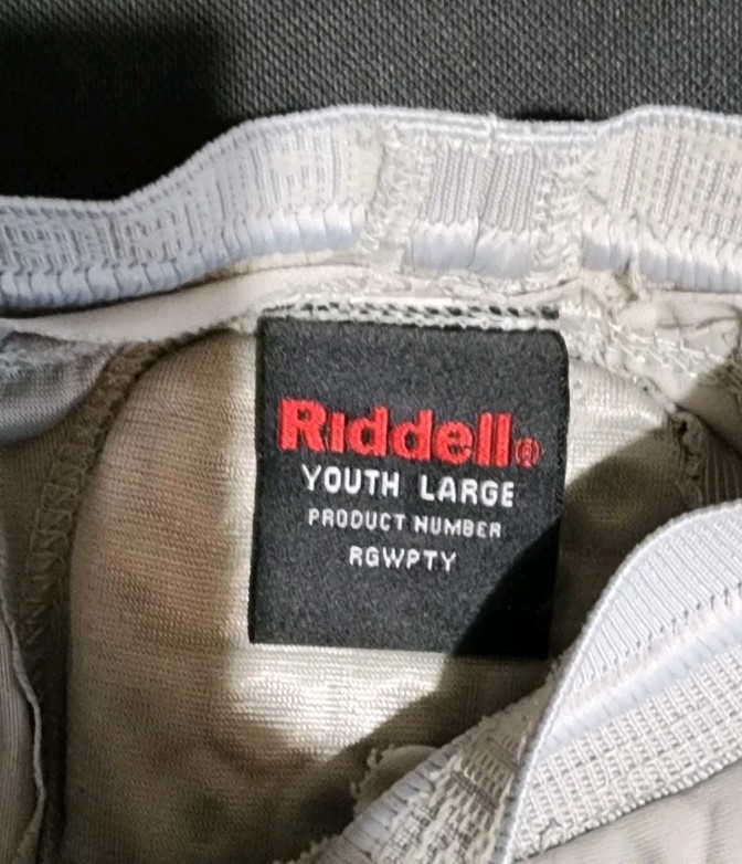 Riddell Power Youth Sz. Large Compression Padded Shorts