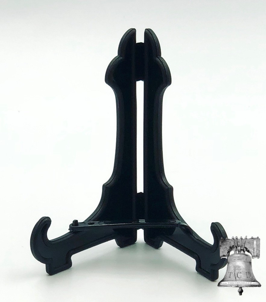 20 Black Display Stand Foldable Card Stands Folding Agate Small Plate Holder
